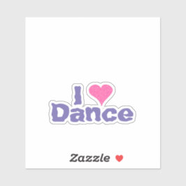 I Heart Dance Klistermärken