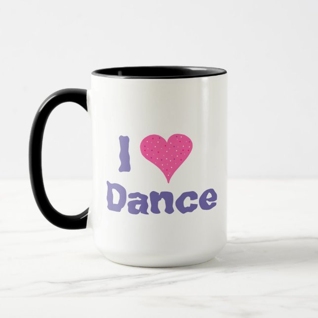 I Heart Dance Mugg (Vänster)