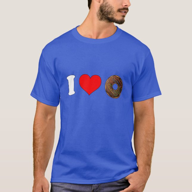 I Heart Donuts T Shirt (Framsida)