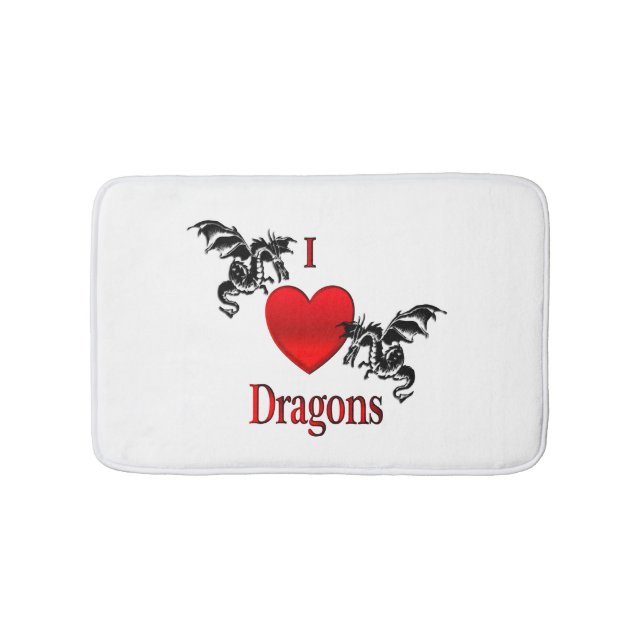I Heart Dragons Badrumsmatta (Framsidan)