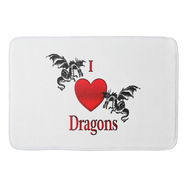 I Heart Dragons Badrumsmatta (Framsidan)