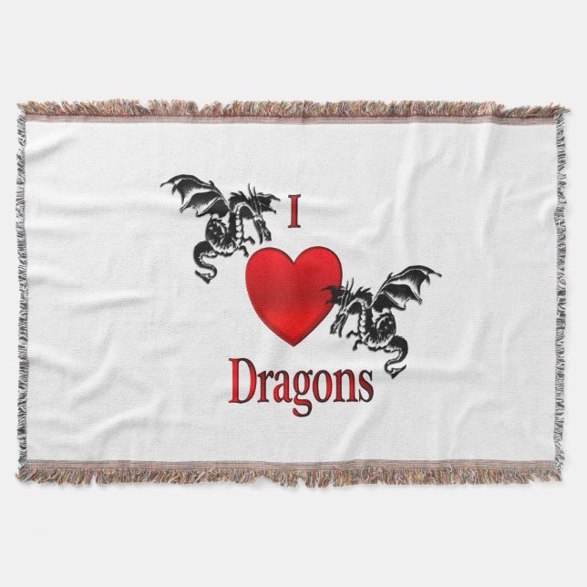 I Heart Dragons Filt (Framsidan)