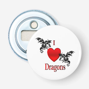 I Heart Dragons Flasköppnare