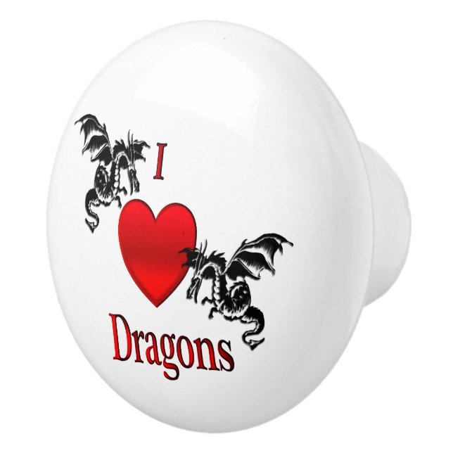I Heart Dragons Knopp (Höger)