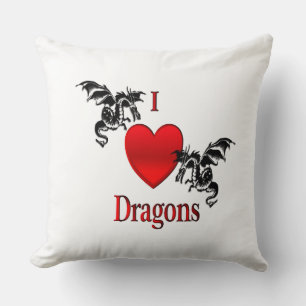 I Heart Dragons Kudde