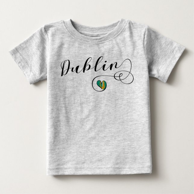 I Heart Dublin, Irland T Shirt (Framsida)