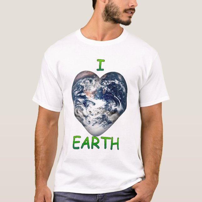 I Heart Earth (I ♥ Earth) Tee (Framsida)