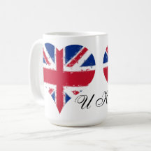 I Heart England UK British Flagga