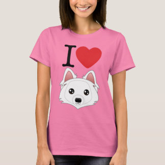 I Heart Eskimo Hundar T-Shirt