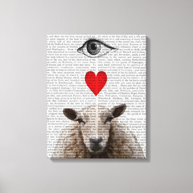 I Heart Ewe Canvastryck (Framsida)