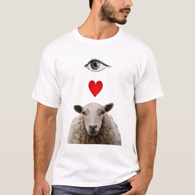 I Heart Ewe T-shirt (Framsida)