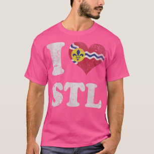 I Heart Flagga of St Louis Missouri T Shirt