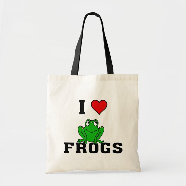 I Heart Frogs Tygkasse (Framsidan)