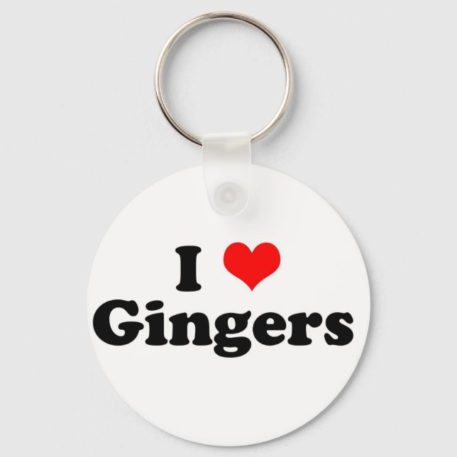 I Heart Gingers Nyckelring (Framsida)