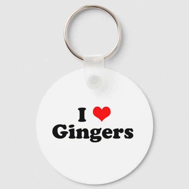 I Heart Gingers Nyckelring (Framsida)