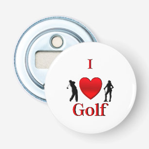 I Heart Golf Flasköppnare