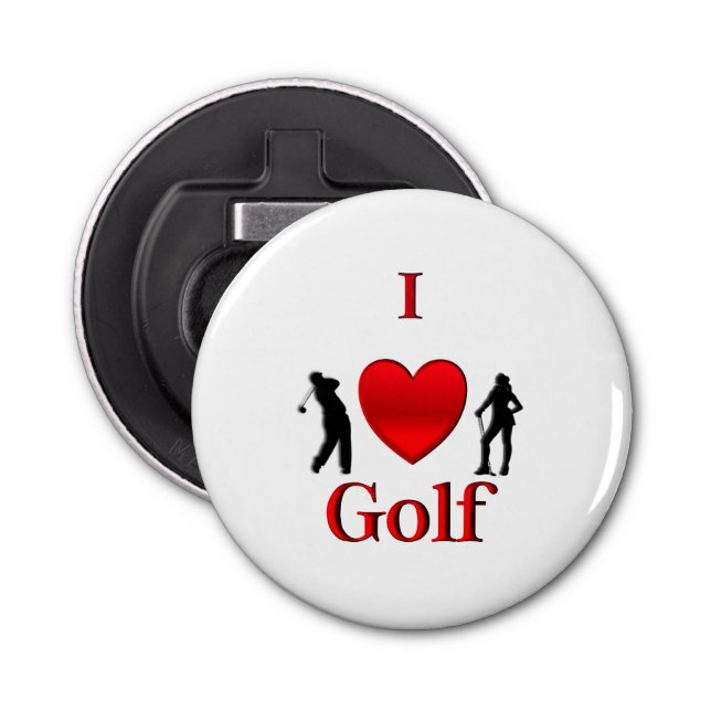 I Heart Golf Flasköppnare (Framsidan)