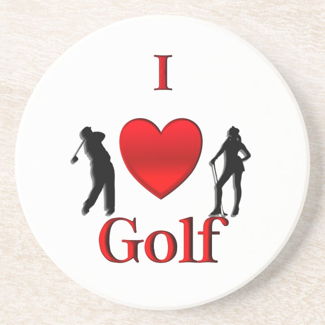 I Heart Golf Underlägg (Framsidan)