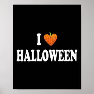 I Heart Halloween Costume Poster