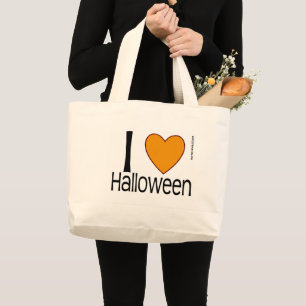 I Heart Halloween Jumbo Tygkasse