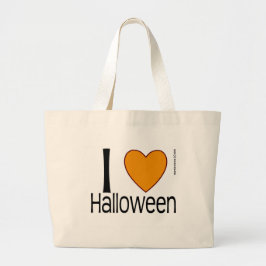 I Heart Halloween Jumbo Tygkasse