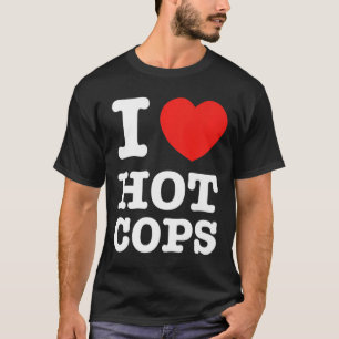 I Heart Hett Cops Premium T-Shirt