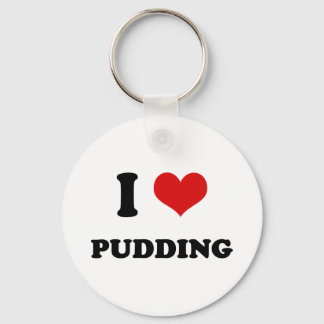 I Heart I Kärlek Pudding Nyckelring