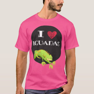 I Heart Iguana Älskare Gift 5 T Shirt