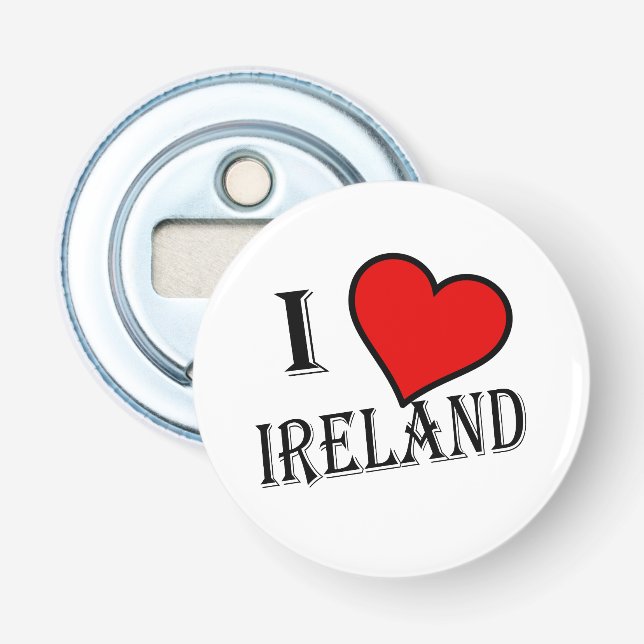 I Heart Ireland bk bocn Flasköppnare (Framsidan)