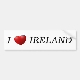 I Heart Ireland Bscn Bildekal