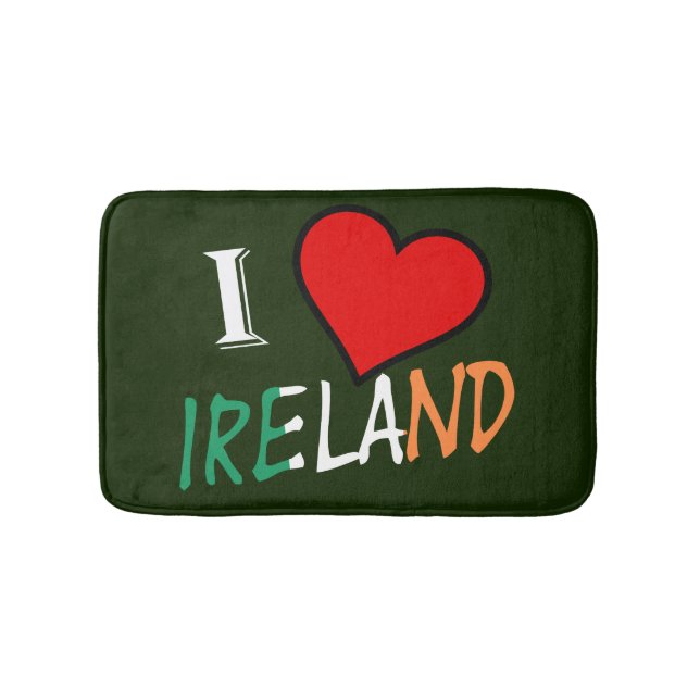 I Heart Ireland overlay bmment Badrumsmatta (Framsidan)