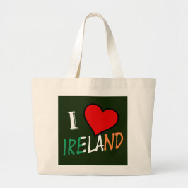 I Heart Ireland overlay jtcent Jumbo Tygkasse