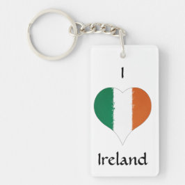 I Heart Ireland Tricolor Flagga