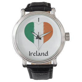 I Heart Ireland Tricolor Flagga Armbandsur