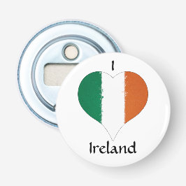 I Heart Ireland Tricolor Flagga Flasköppnare