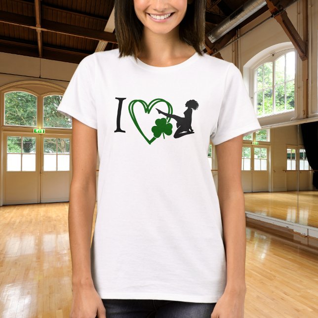 I Heart Irish Dance - Soft Shoe Irish Dancer T Shirt (Skapare uppladdad)