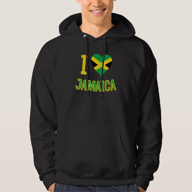 I Heart Jamaica Hoodie (Framsida)