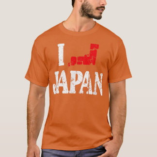I Heart Japan I Love Japanese Map Love Japan Kawai T Shirt