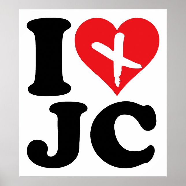 I Heart JC Poster (Framsidan)