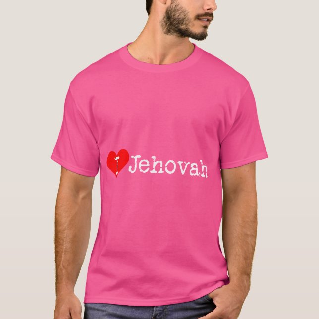 I Heart Jehovah T Shirt (Framsida)