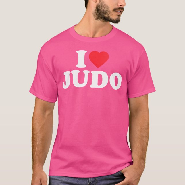 I Heart Judo T Shirt (Framsida)