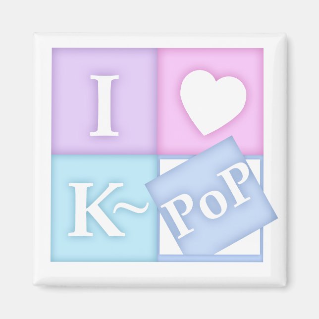 I Heart K~Pop Magnet (Framsidan)