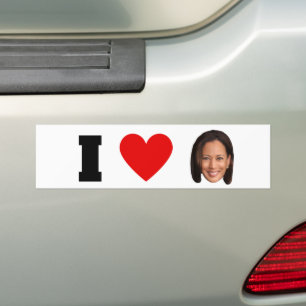 I Heart Kamala Harris Bildekal