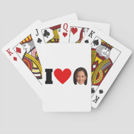 I Heart Kamala Harris Casinokort