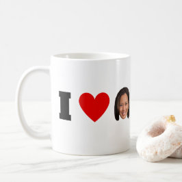 I Heart Kamala Harris Kaffemugg