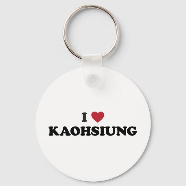 I Heart Kaohsiung Taiwan Nyckelring (Framsida)