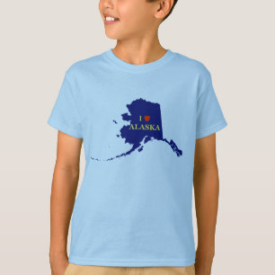 I Heart (Kärlek) Alaska T Shirt
