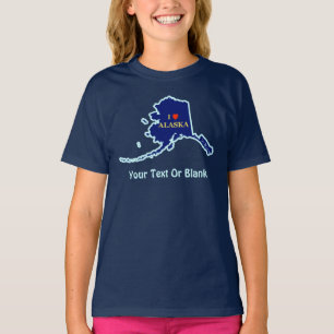 I Heart (Kärlek) Alaska Tee Shirt