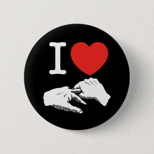 I Heart (Kärlek) Anal Knapp