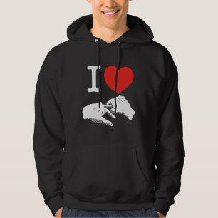 I Heart (Kärlek) Anal Munkjacka